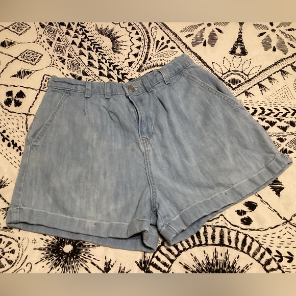 EUC Levis Strauss Signature Size W14 Girls Shorts Denim Blue - #309 - Picture 1 of 6